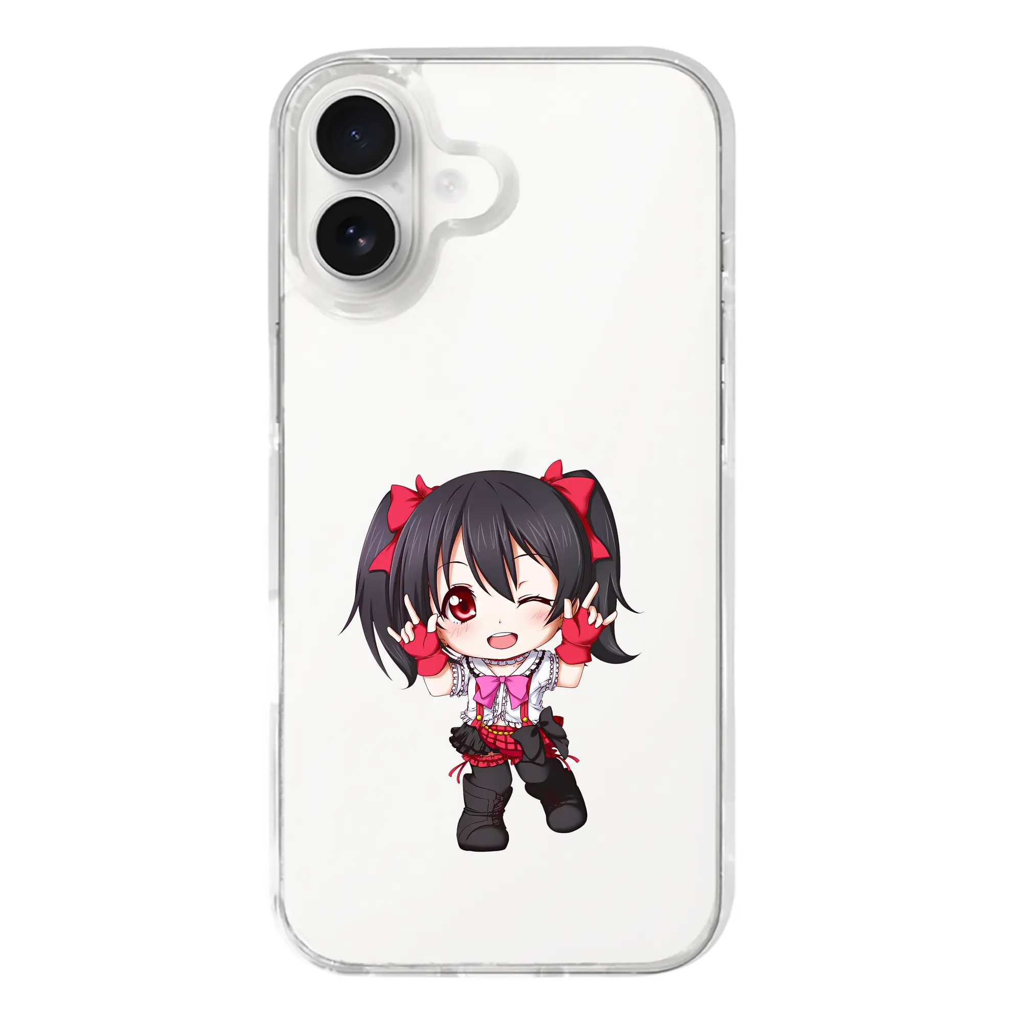 Love Live! グッズ,矢澤にこ - iPhone 17シリーズ 透明スマホケース – 薄型・耐衝撃・精密フィット保護カバー